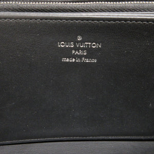 美品 ルイヴィトン モノグラム マヒナ M61867 ジッピーウォレット ノワール 黒 ラウンドファスナー長財布 財布 1101【中古】LOUIS VUITTON
