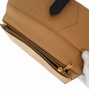 美品 ルイヴィトン LVヴェルティカル ウォレット M81330 トリヨンレザー 長財布 ブラック ICタグ 黒 LV 1104【中古】LOUIS VUITTON