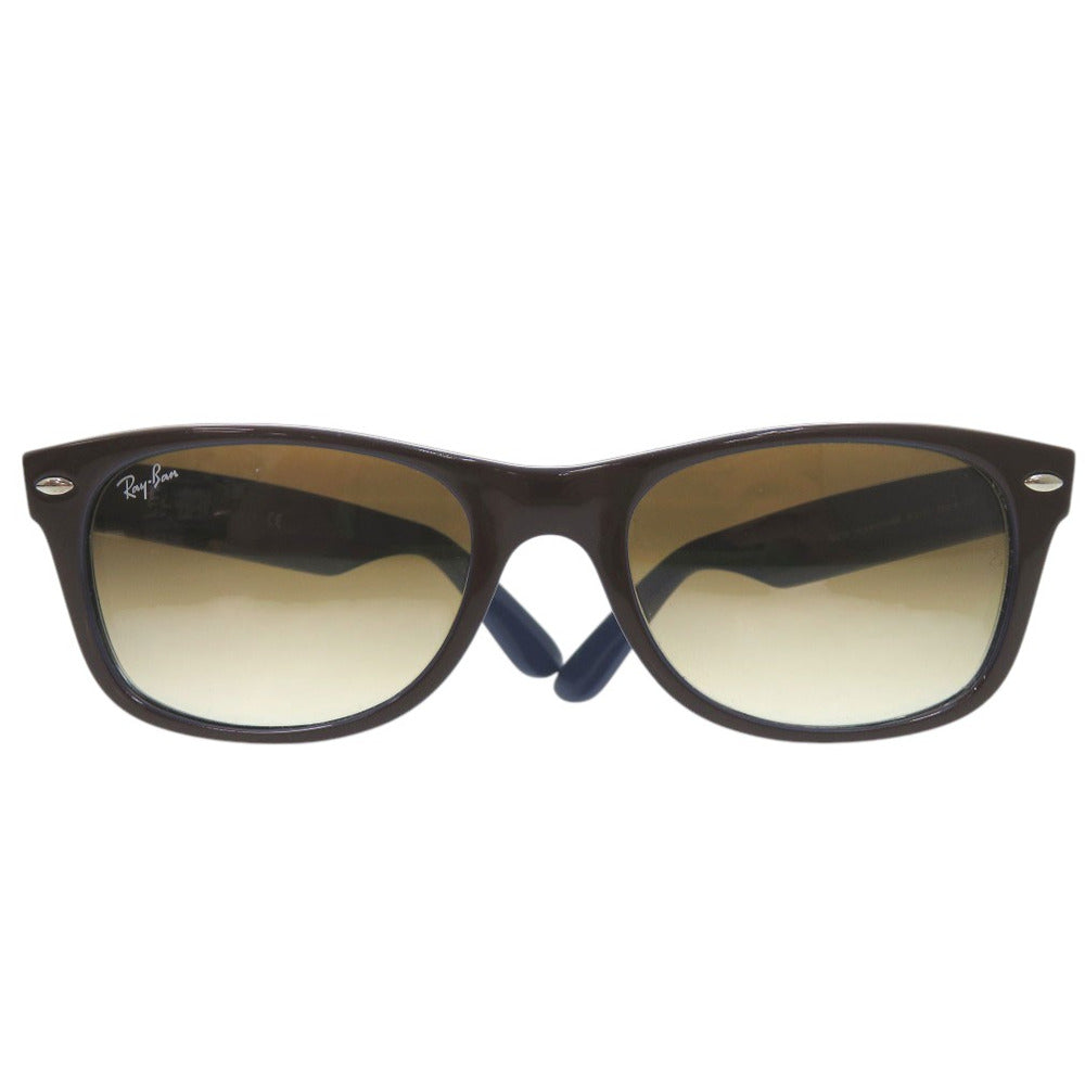 美品 レイバン ニューウェイファーラー NEW WAYFARER RB2132 サングラス ウェリントン 紫外線 花粉対策 プラスチック ブラウン 1108【中古】Ray-Ban