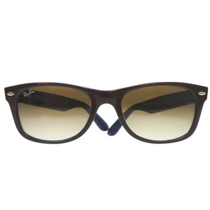 美品 レイバン ニューウェイファーラー NEW WAYFARER RB2132 サングラス ウェリントン 紫外線 花粉対策 プラスチック ブラウン 1108【中古】Ray-Ban