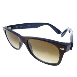美品 レイバン ニューウェイファーラー NEW WAYFARER RB2132 サングラス ウェリントン 紫外線 花粉対策 プラスチック ブラウン 1108【中古】Ray-Ban