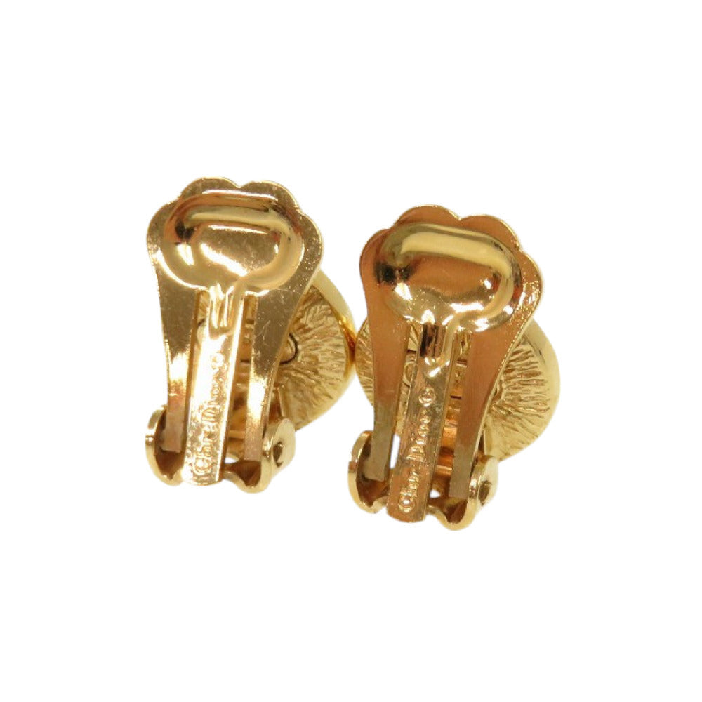 美品 クリスチャン ディオール ヴィンテージ イヤリング メタル ゴールド アクセサリー 1109 【中古】 Dior