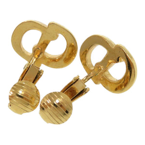 美品 ディオール CD メタル ゴールド イヤリング 1110【中古】Dior