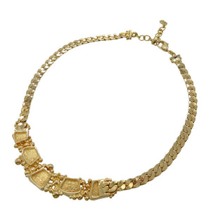 美品 クリスチャン ディオール ヴィンテージ チョーカー メタル/ストーン ゴールド/マルチカラー 1111【中古】Christian Dior