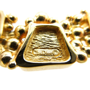 美品 クリスチャン ディオール ヴィンテージ チョーカー メタル/ストーン ゴールド/マルチカラー 1111【中古】Christian Dior