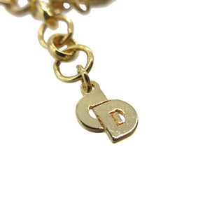 美品 クリスチャン ディオール ヴィンテージ チョーカー メタル/ストーン ゴールド/マルチカラー 1111【中古】Christian Dior