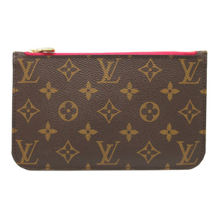 新品同様 ルイヴィトン モノグラム ネヴァーフルPM ブラウン 茶 ポーチ 1114【中古】LOUIS VUITTON