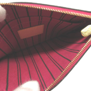 新品同様 ルイヴィトン モノグラム ネヴァーフルPM ブラウン 茶 ポーチ 1114【中古】LOUIS VUITTON