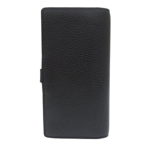 美品 ルイヴィトン LVヴェルティカル ウォレット M81330 トリヨンレザー 長財布 ブラック ICタグ 黒 LV 1124【中古】LOUIS VUITTON