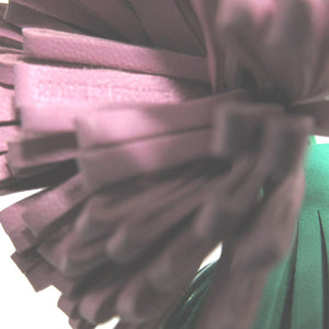 美品 エルメス カルメン ウノドス アニューミロ ミント モーヴシルベストル バッグチャーム キーホルダー 1132【中古】HERMES