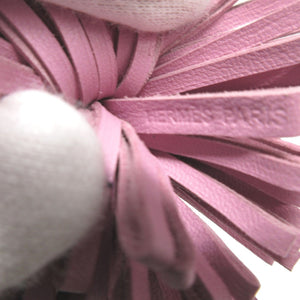 美品 エルメス カルメン ウノドス アニューミロ ミント モーヴシルベストル バッグチャーム キーホルダー 1132【中古】HERMES