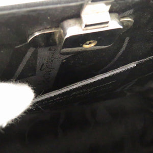 サルヴァトーレ フェラガモ ガンチーニ AU-21 6717 アルミ シルバー ショルダーバッグ 1172【中古】Salvatore Ferragamo