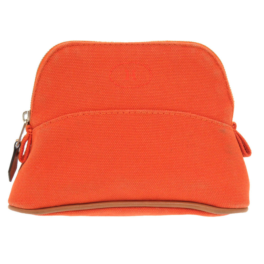 エルメス ボリードポーチ 16 ミニミニ コットン オレンジ バッグ 1181 【中古】 HERMES