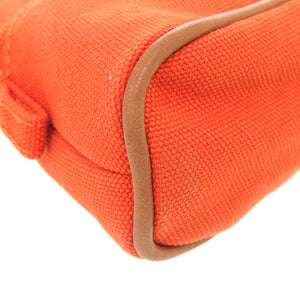 エルメス ボリードポーチ 16 ミニミニ コットン オレンジ バッグ 1181 【中古】 HERMES