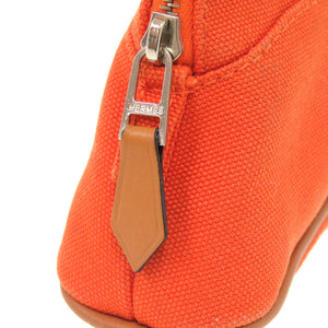 エルメス ボリードポーチ 16 ミニミニ コットン オレンジ バッグ 1181 【中古】 HERMES