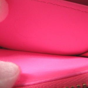 新品同様 クリスチャンディオール VIBE VOYAGEUR レザー ピンク コインケース 財布 1188【中古】Christian Dior