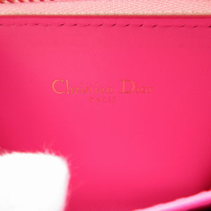 新品同様 クリスチャンディオール VIBE VOYAGEUR レザー ピンク コインケース 財布 1188【中古】Christian Dior