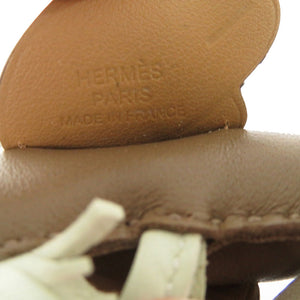 美品 エルメス ロデオペガサスPM アニョーミロ エトゥープ ビスキュイ ヴェールフィズ B刻印(2023年製) バッグチャーム 茶 1225 【中古】 HERMES