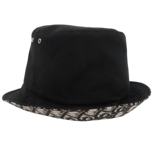 クリスチャンディオール テディD TEDDY D ボブハット 95TDD923A130 帽子 ポリエステル コットン ブラック 1257【中古】Christian Dior