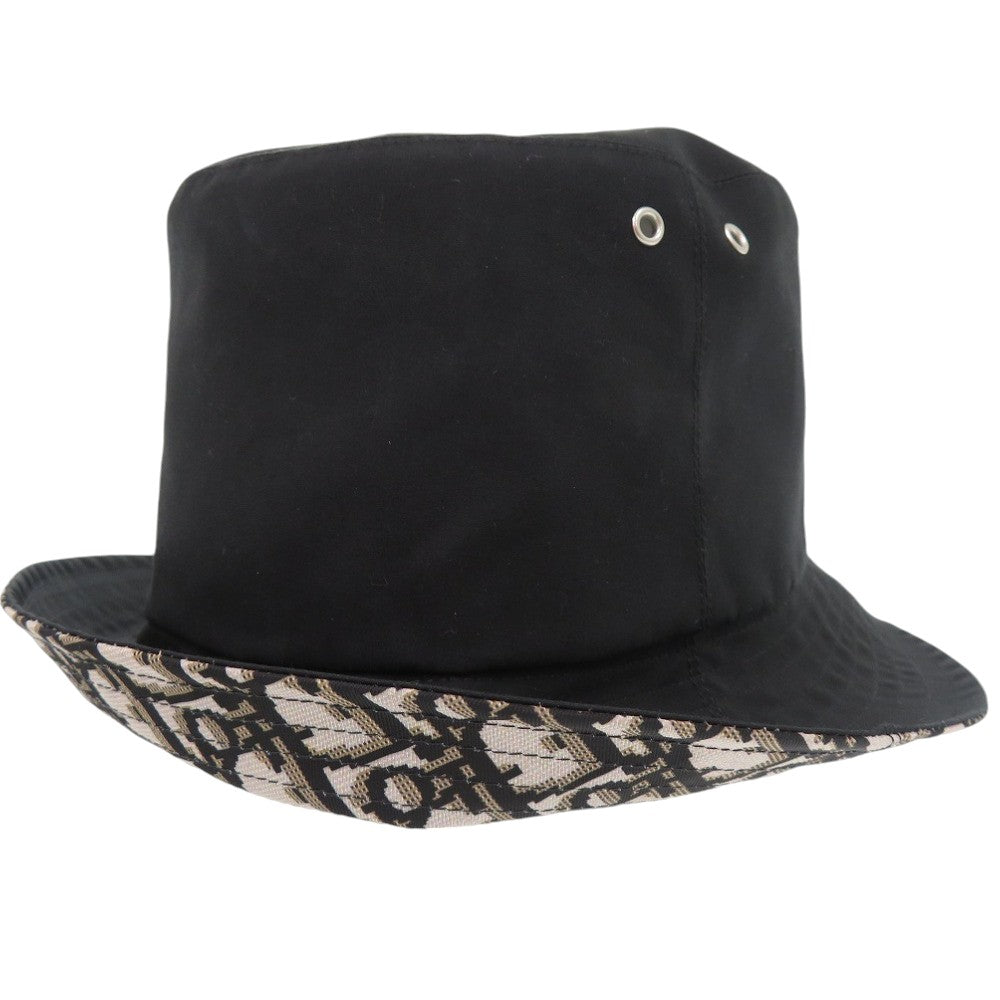 クリスチャンディオール テディD TEDDY D ボブハット 95TDD923A130 帽子 ポリエステル コットン ブラック 1257【中古】Christian Dior