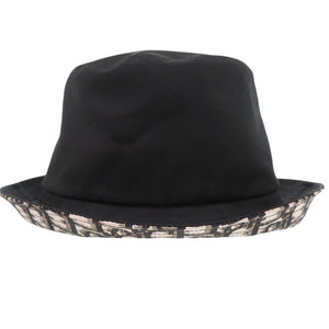 クリスチャンディオール テディD TEDDY D ボブハット 95TDD923A130 帽子 ポリエステル コットン ブラック 1257【中古】Christian Dior