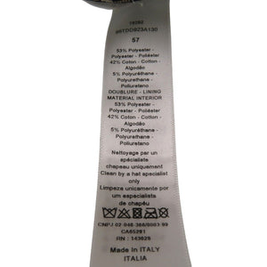 クリスチャンディオール テディD TEDDY D ボブハット 95TDD923A130 帽子 ポリエステル コットン ブラック 1257【中古】Christian Dior