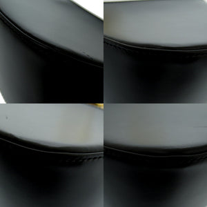 美品 カルティエ パンテール パンサー カーフレザー ブラック ポーチ 黒 1270【中古】CARTIER