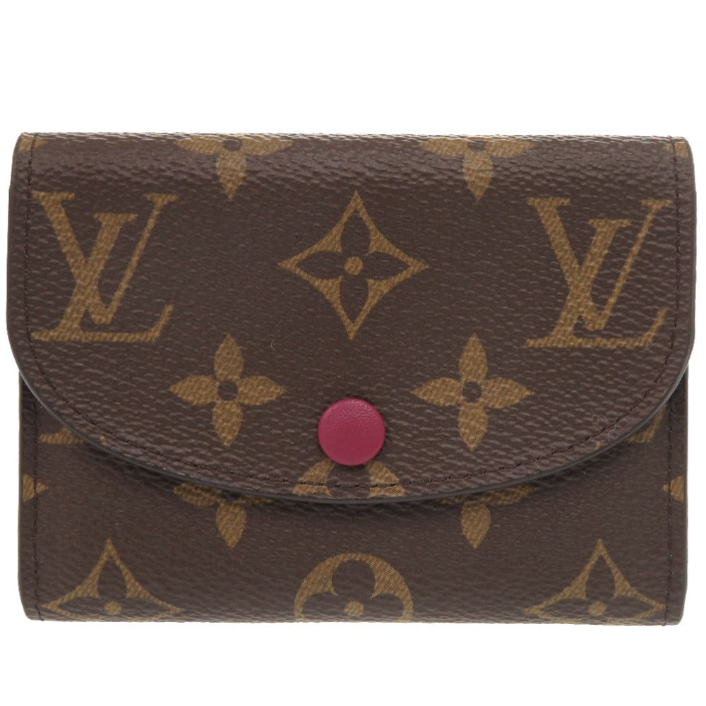 美品 ルイ ヴィトン ポルトモネ ロザリ モノグラム M41939 IC フューシャ コインケース LV 1298【中古】LOUIS VUITTON