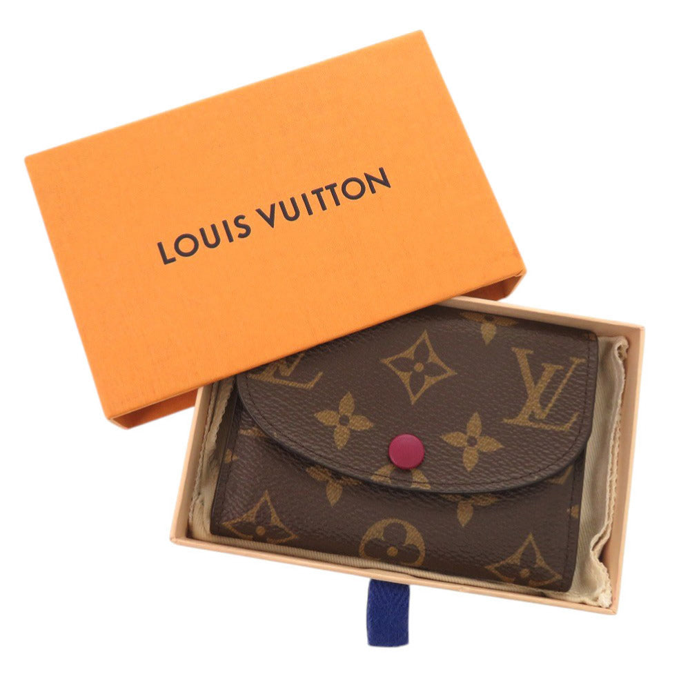 美品 ルイ ヴィトン ポルトモネ ロザリ モノグラム M41939 IC フューシャ コインケース LV 1298【中古】LOUIS VUITTON