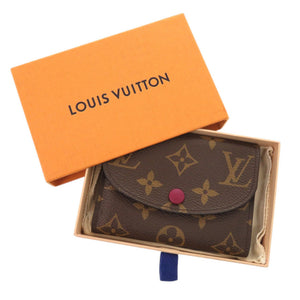 美品 ルイ ヴィトン ポルトモネ ロザリ モノグラム M41939 IC フューシャ コインケース LV 1298【中古】LOUIS VUITTON