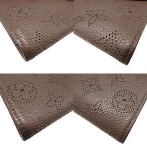 新品同様 ルイヴィトン モノグラム マヒナ ポルトフォイユ アメリア M95968 2つ折り長財布 財布 1344【中古】LOUIS VUITTON