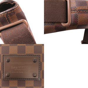 美品 ルイ ヴィトン ブルックリンPM ダミエ N51210 エベヌ ショルダーバッグ LV 1400【中古】LOUIS VUITTON
