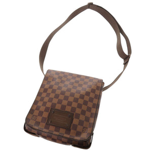 美品 ルイ ヴィトン ブルックリンPM  ダミエ N51210 エベヌ ショルダーバッグ LV 1400【中古】LOUIS VUITTON