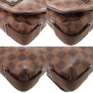 美品 ルイ ヴィトン ブルックリンPM ダミエ N51210 エベヌ ショルダーバッグ LV 1400【中古】LOUIS VUITTON
