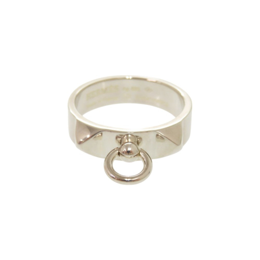 新品同様 エルメス コリエ ド シアン PM シルバー925 約12号 シルバー リング 指輪 1409【中古】HERMES