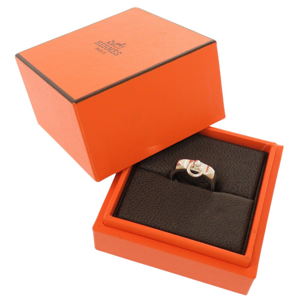 新品同様 エルメス コリエ ド シアン PM シルバー925 約12号 シルバー リング 指輪 1409【中古】HERMES