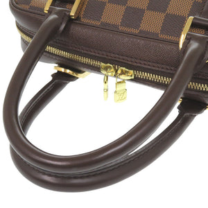 美品 ルイ ヴィトン ブレラ ダミエ N51150 ダミエキャンバス ブラウン ハンドバッグ 茶 LV 1420【中古】LOUIS VUITTON