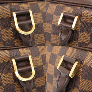 美品 ルイ ヴィトン ブレラ ダミエ N51150 ダミエキャンバス ブラウン ハンドバッグ 茶 LV 1420【中古】LOUIS VUITTON