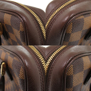 美品 ルイ ヴィトン ブレラ ダミエ N51150 ダミエキャンバス ブラウン ハンドバッグ 茶 LV 1420【中古】LOUIS VUITTON