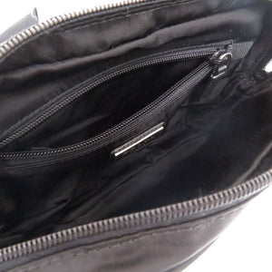 美品 プラダ エコナイロン Re-Nylon ベルトバッグ ボディバッグ ウエストポーチ 2VL977WOO ナイロン ブラック 1427【中古】PRADA