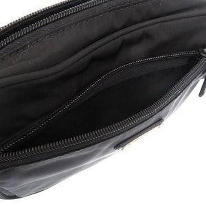 美品 プラダ エコナイロン Re-Nylon ベルトバッグ ボディバッグ ウエストポーチ 2VL977WOO ナイロン ブラック 1427【中古】PRADA