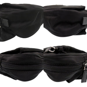 美品 プラダ エコナイロン Re-Nylon ベルトバッグ ボディバッグ ウエストポーチ 2VL977WOO ナイロン ブラック 1427【中古】PRADA