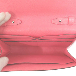 美品 エルメス クリック16 シェーブル ローズエテ シルバー金具 D刻印(2019年製) ショルダーバッグ 1455【中古】HERMES