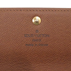 ベタなし 美品 ルイ ヴィトン ポルトフォイユ サラ モノグラム M61734 ブラウン 長財布 LV 1461【中古】LOUIS VUITTON