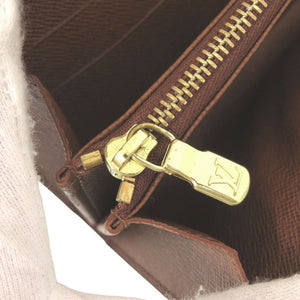 ベタなし 美品 ルイ ヴィトン ポルトフォイユ サラ モノグラム M61734 ブラウン 長財布 LV 1461【中古】LOUIS VUITTON