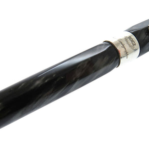 美品 モンテグラッパ シンフォニー ボールペン スターリングシルバー セルロイド チャコール 1467【中古】Montegrappa