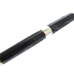 美品 モンテグラッパ シンフォニー ボールペン スターリングシルバー セルロイド チャコール 1467【中古】Montegrappa