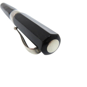 美品 モンテグラッパ シンフォニー ボールペン スターリングシルバー セルロイド チャコール 1467【中古】Montegrappa