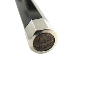 美品 モンテグラッパ 18K ネロウーノ 万年筆 シルバー ブラック 1468【中古】Montegrappa