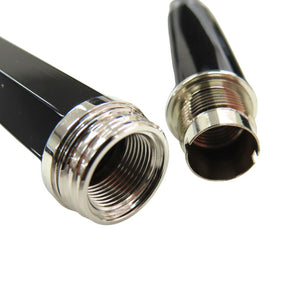 美品 モンテグラッパ 18K ネロウーノ 万年筆 シルバー ブラック 1468【中古】Montegrappa